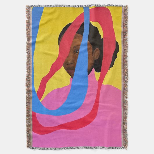 ミューズ#2毛布 スローブランケット (正面縦)