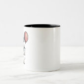 ミュータントマウスマ風変わりグ – 新しいかわいい ツートーンマグカップ (中央)