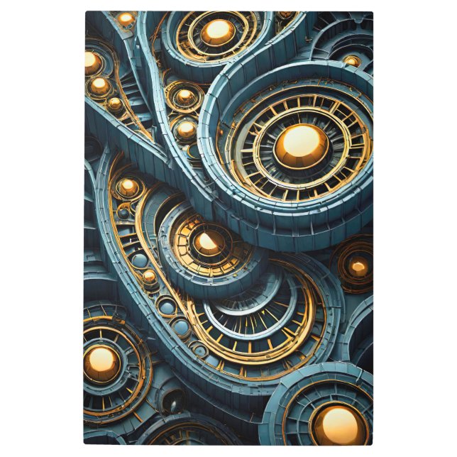 ミュータント1メタルウォールアート メタルプリント (正面)