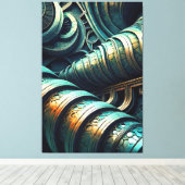 ミュータント2キャンバス印刷 キャンバスプリント (インサイチュ (ウッドフロア))