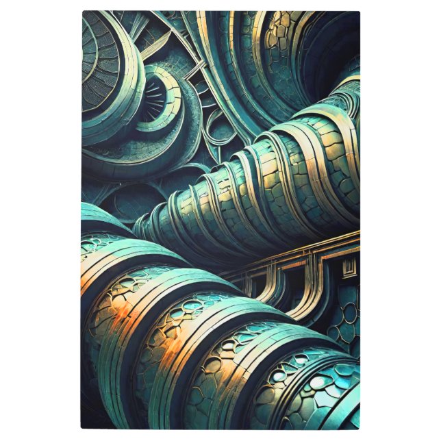 ミュータント2メタルウォールアート メタルプリント (正面)