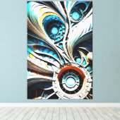 ミュータント5キャンバス印刷 キャンバスプリント (インサイチュ (ウッドフロア))