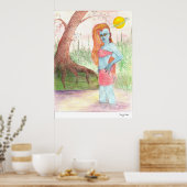 ミュータント・アンナ・アナスタシアオリジナル、アートシグネチャー ポスター (キッチン)