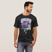 ミュータント・タートルズのシュレッダー Tシャツ (正面フル)