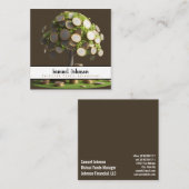 ミューチュアル・ファンド・マネージャーストックブローカーCPA スクエア名刺 (正面/裏面)