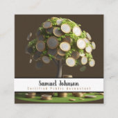 ミューチュアル・ファンド・マネージャーストックブローカーCPA スクエア名刺 (正面)