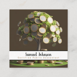 ミューチュアル・ファンド・マネージャーストックブローカーCPA スクエア名刺