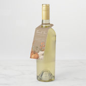 ミューテッド フローラル キャラメル サンクスギビング ボトルタグ (アングル)