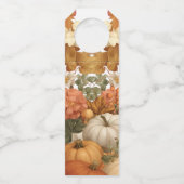 ミューテッド フローラル ライト ベージュ サンクスギビング ボトル タグ (裏面)