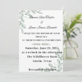 ミュートされたつる植物 招待状 (スタンド正面)