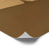 ミュートされたアーストーンの風景 ポスター (角)