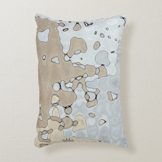 ミュートされたアーストーン アクセントクッション (正面(垂直))