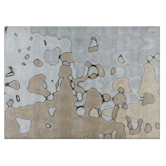 ミュートされたアーストーン カッティングボード (正面)