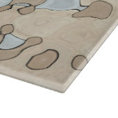 ミュートされたアーストーン カッティングボード (角)