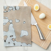 ミュートされたアーストーン キッチンタオル (四つ折り)