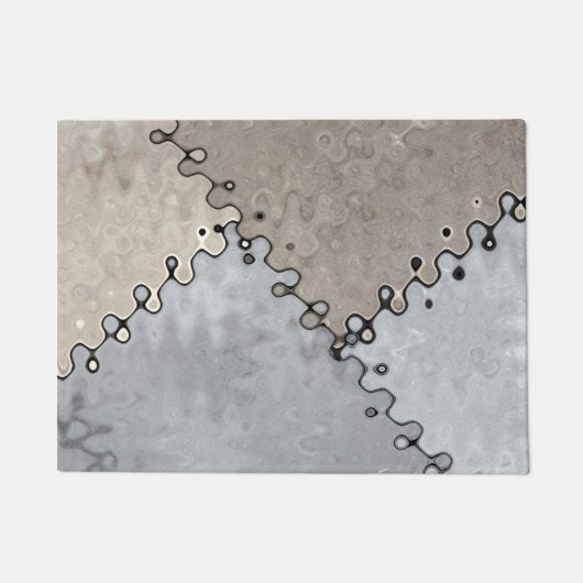 ミュートされたアーストーン ドアマット (正面)