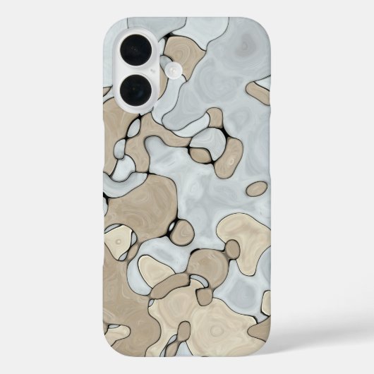 ミュートされたアーストーン Case-Mate iPhoneケース (裏面)
