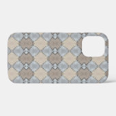 ミュートされたアースフェイク調革パターン Case-Mate iPhoneケース (裏面 (横))