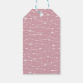 ミュートされたエレガンス – ミスティバラスノーフレークギフトラベル ギフトタグ (裏面)