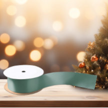 ミュートされたエレガンス – 無地の海ティール（緑がかった色）