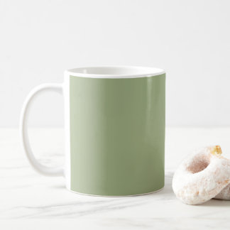 ミュートされたエレガンス – 静かなセージ コーヒーマグカップ