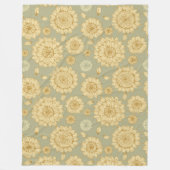 ミュートされたオリーブのサンライトスティルネスII フリースブランケット (正面)