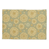 ミュートされたオリーブのサンライトスティルネスII 枕カバー (裏面)