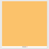 ミュートされたオレンジ色の背景テクスチャ(くもの巣とプリント) シール (シート)