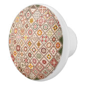 ミュートされたカラーの友情キルト セラミックノブ (右)