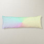 ミュートされたグラデグラデーションントレインボーパステル ボディピロー (裏面)