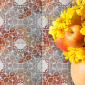 ミュートされたグレーと赤はっきりしたのヴィンテージ幾何学的パターン タイル