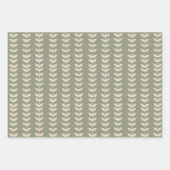 ミュートされたシンプルラップ紙シート ラッピングペーパーシート (正面3)