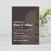 ミュートされたトーン祝ギターのライフ 招待状 (スタンド正面)