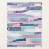 ミュートされたパステルストライププランナー プランナー手帳 (正面)