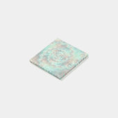 ミュートされたパステルスパイラルフラクタル ポストイット (アングル)