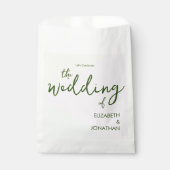 ミュートされたパステル結婚ジオメトリック フェイバーバッグ (正面)