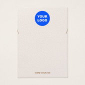 ミュートされたピンクの追加ロゴネックレスブレスレットディスプレイ (正面)