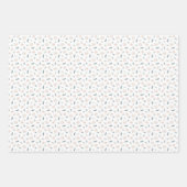 ミュートされたフローラ ラッピングペーパーシート (正面3)