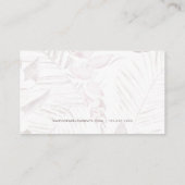 ミュートされたマーヴパームプリントロイヤリティカード ロイヤリティカード (裏面)