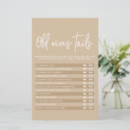 ミュートされたミニマルな赤ちゃんシャワー旧妻の物語ゲーム