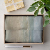 ミュートされたヴィンテージアートワークビーチシーン旧世界 薄葉紙 (ギフト)