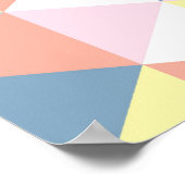 ミュートされた三角形ポスター ポスター (角)