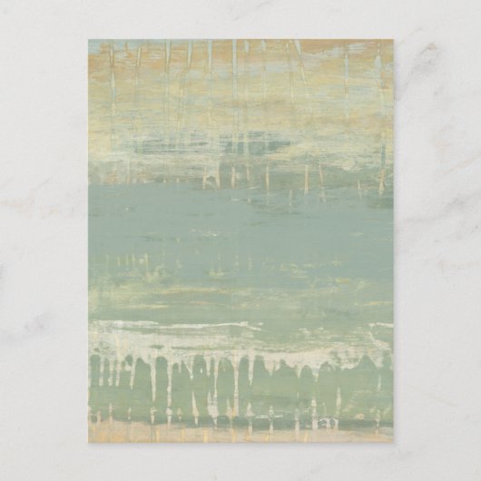 ミュートされた水平線 ポストカード (正面)