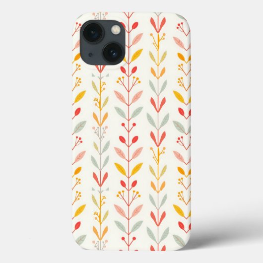 ミュートされた秋ストライプ Case-Mate iPhoneケース (裏面)