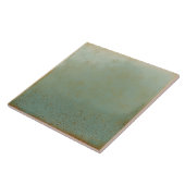 ミュートされた素朴緑の茶色のベース タイル (側面)