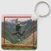 ミュートされた赤失ったは、あなたがキーチェーンを愛するものを取得 キーホルダー (裏面)