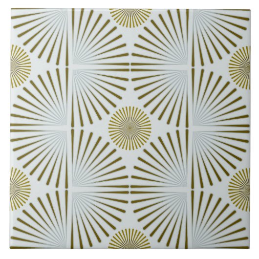 ミュートされた部族の幾何学的 タイル (正面)