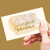 ミュートされた金ゴールドソーシャルメディアQRコードグリッター 名刺