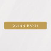 ミュートされたBoho名ラベル ラベル (デザイン1)