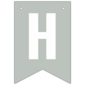 ミュートさ自然れたカラー見本誕生日 バンティングフラッグ (第2の旗)